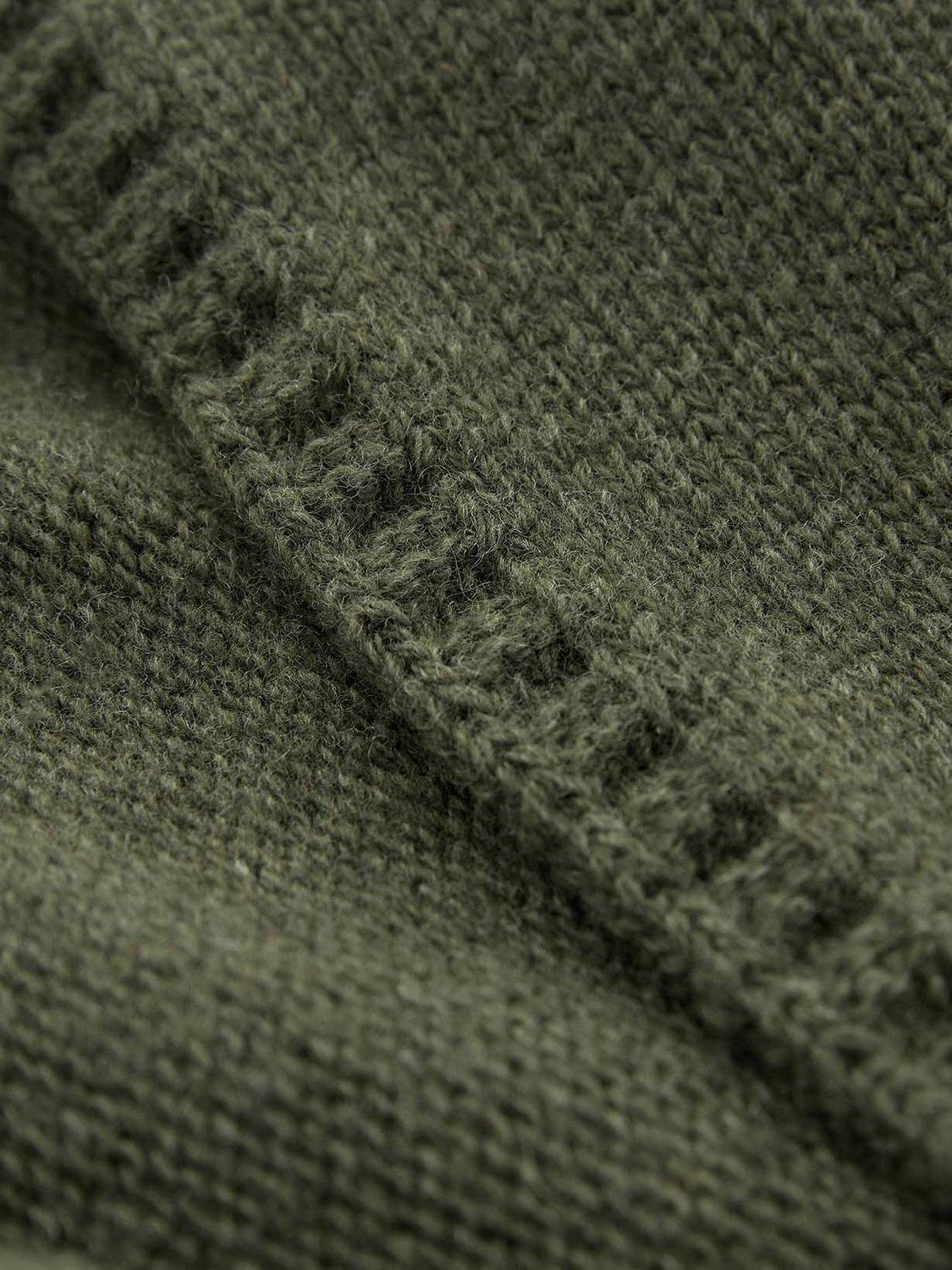 Product image 7 of 8, which shows Celtic & Co. Super Soft Cocoon Pure Wool Cardigan, Olive, XS-S