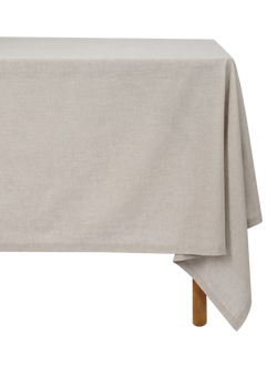 Piglet in Bed Plain Linen Blend Tablecloth - view 2, Oatmeal