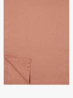 Piglet in Bed Plain Linen Blend Table Runner, Warm Clay