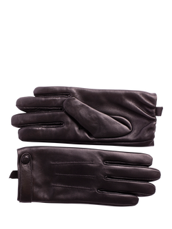 Bloom & Bay Angela Leather Blend Gloves, Black
