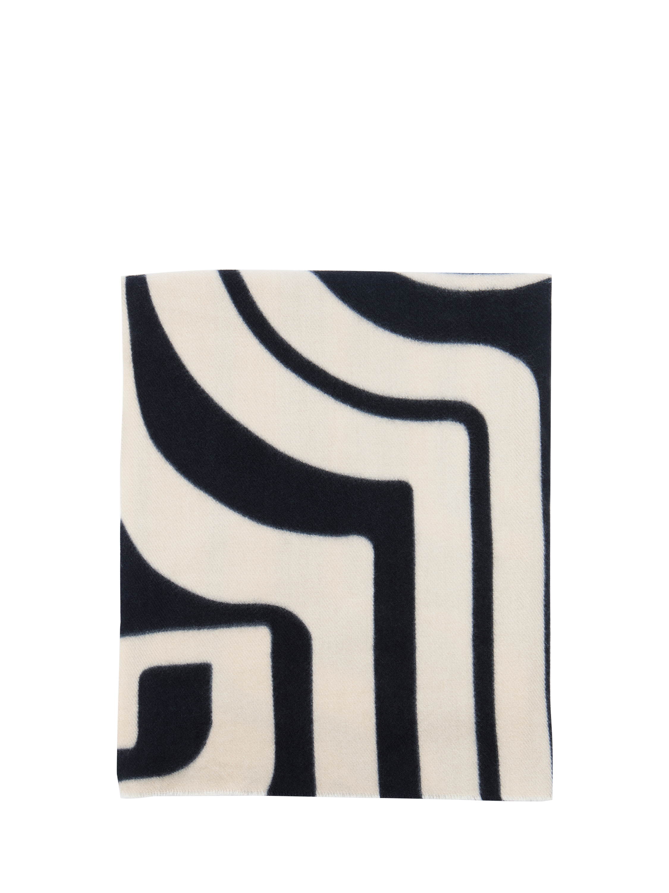 Product image 1 of 8, which shows Bloom & Bay Anya Lightweight Scarf , Monochrome, One Size