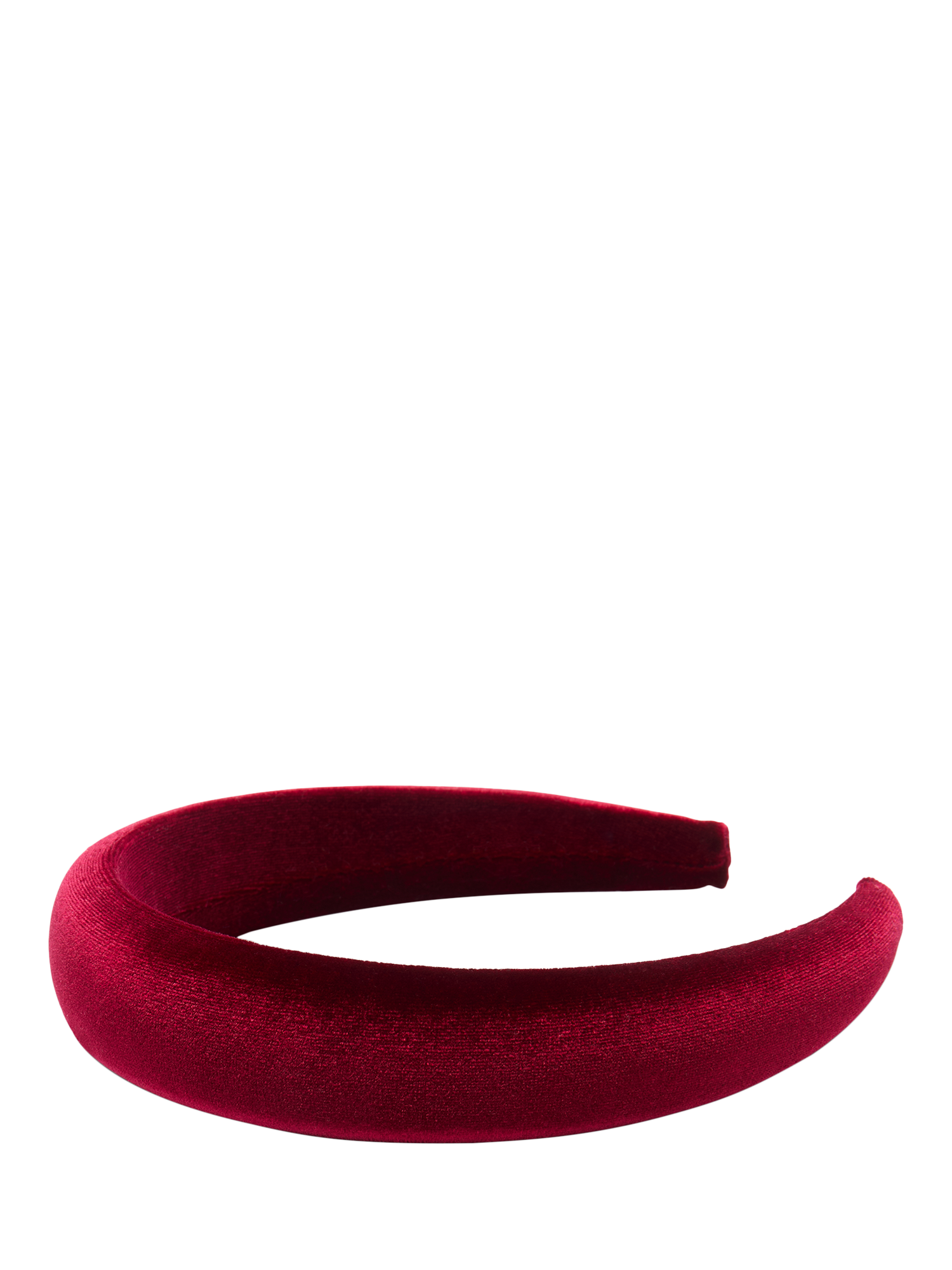Product image 2 of 7, which shows Bloom & Bay Antonia Velvet Headband, Red, One Size