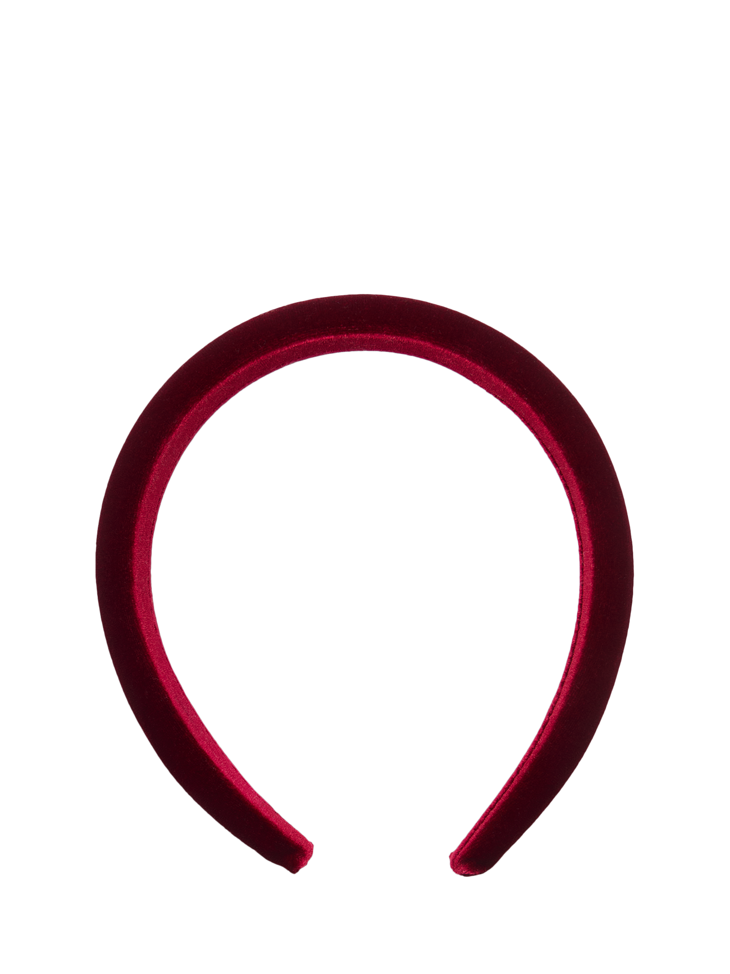 Product image 4 of 7, which shows Bloom & Bay Antonia Velvet Headband, Red, One Size