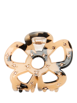 Bloom & Bay Posie Hair Claw Clip, Cream - view 2, Cream