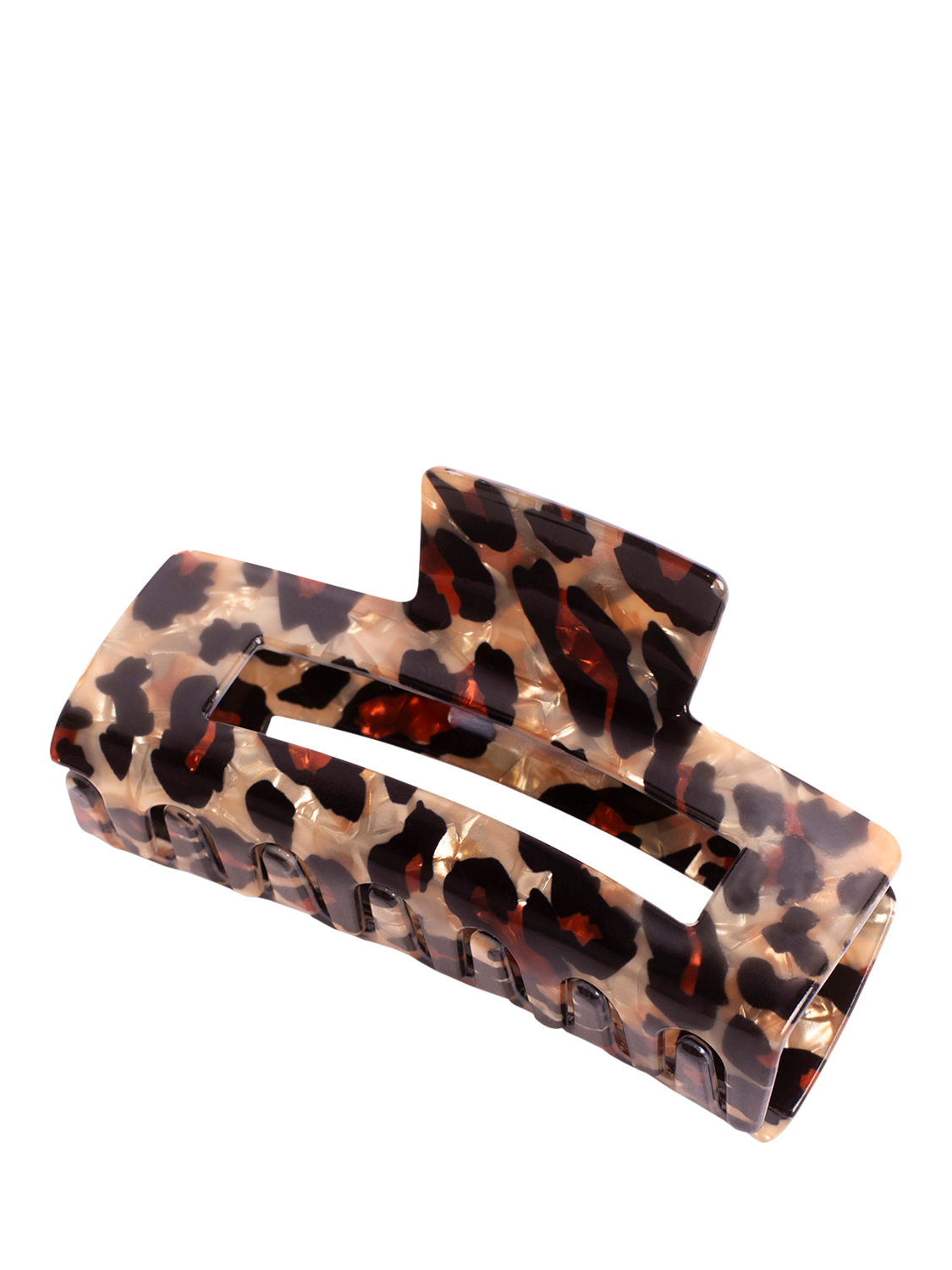 Product image 1 of 4, which shows Bloom & Bay Dahlia Hair Claw, Brown, One Size