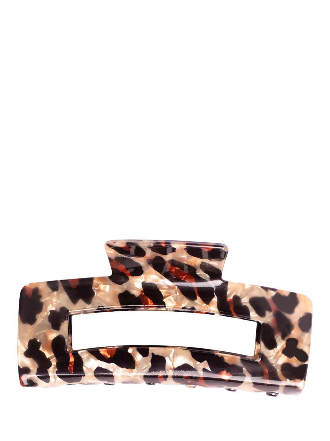 Product image 2 of 4, which shows Bloom & Bay Dahlia Hair Claw, Brown, One Size