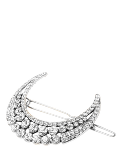 Bloom & Bay Melia Sparkle Hair Clip, Silver, Silver