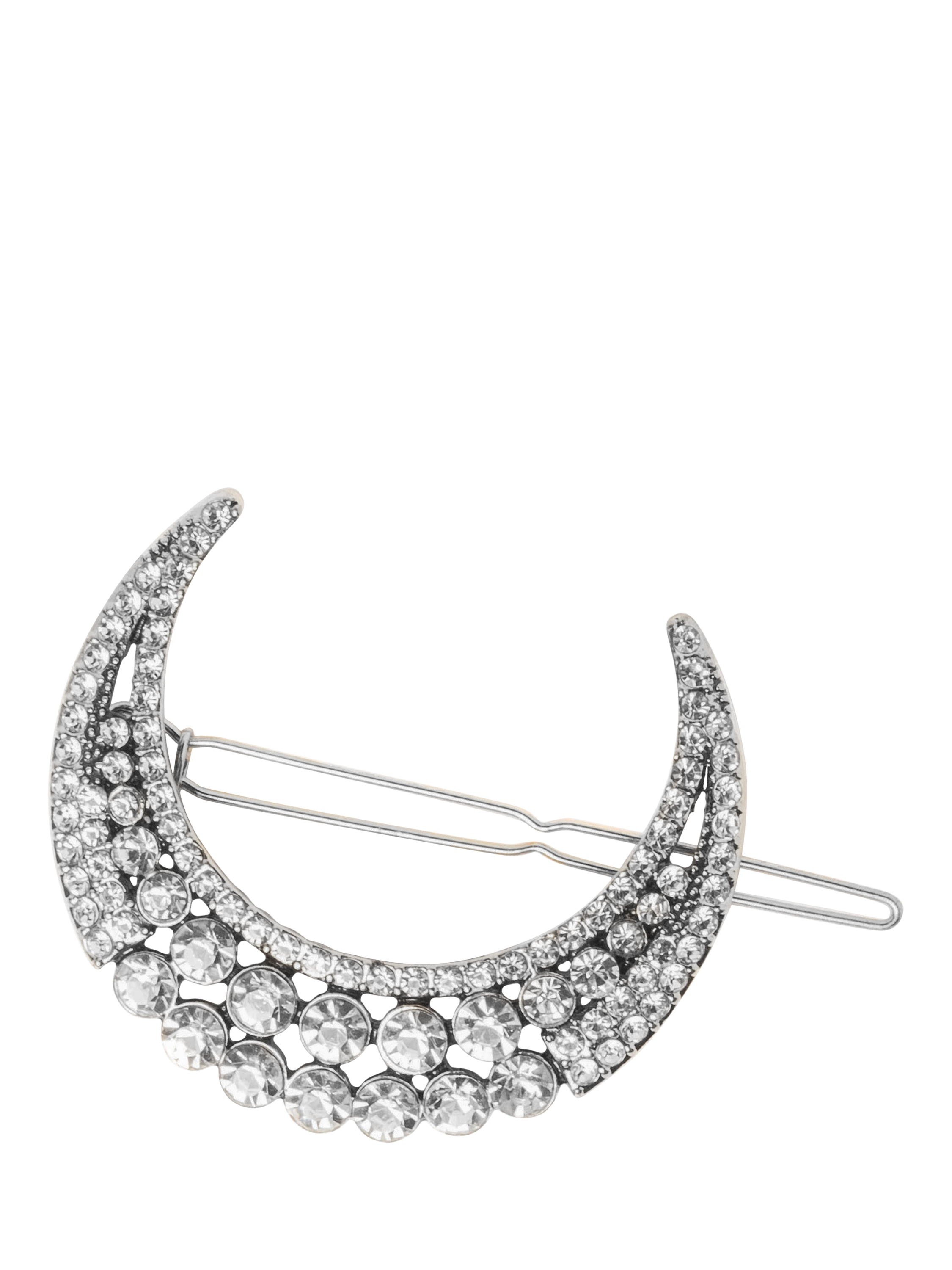 Product image 2 of 4, which shows Bloom & Bay Melia Sparkle Hair Clip, Silver, One Size