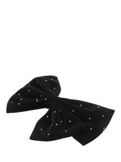 Bloom & Bay Raven Embellished Hair Bow, Black - view 2, Black