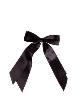Bloom & Bay Melody Bow Hair Clip, Black, Black