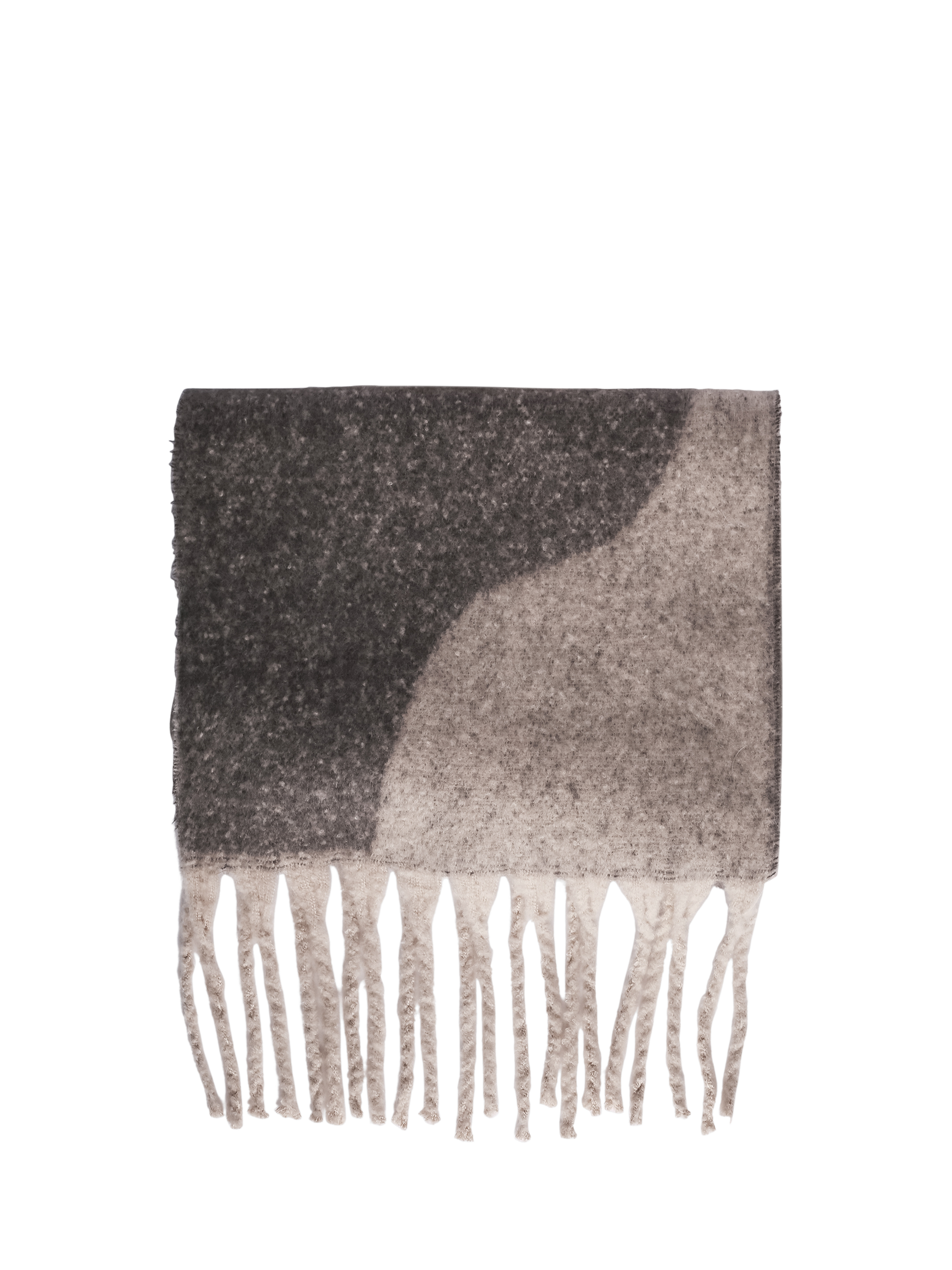 Product image 1 of 5, which shows Bloom & Bay Dulcie Colour Block Scarf, Grey, One Size