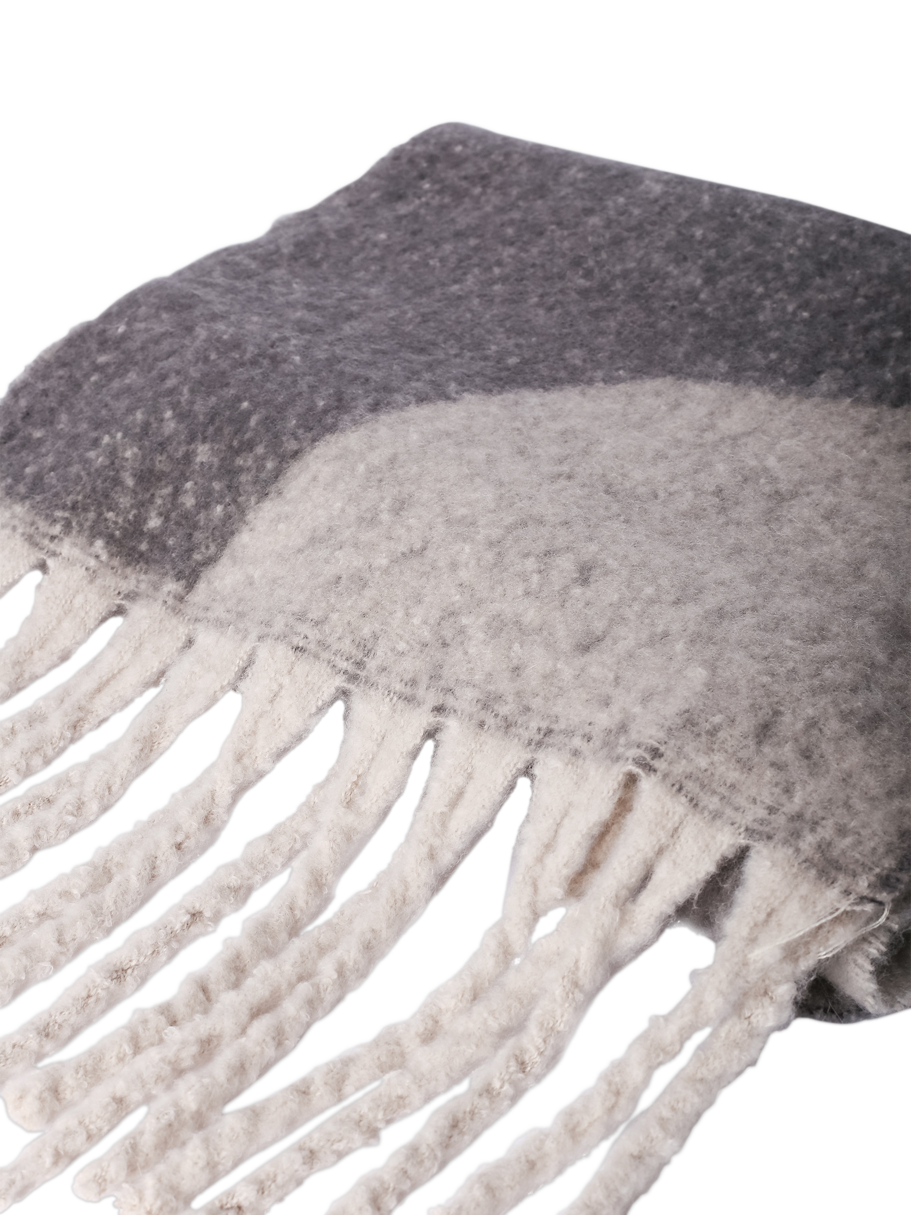 Product image 2 of 5, which shows Bloom & Bay Dulcie Colour Block Scarf, Grey, One Size