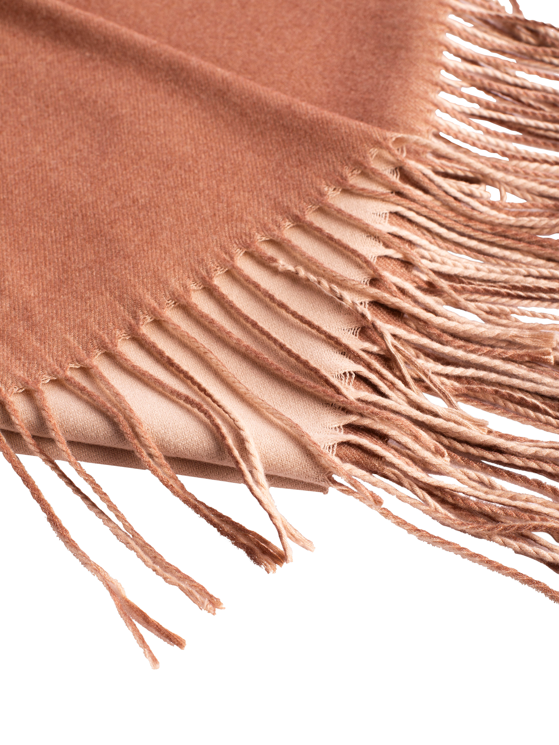 Product image 3 of 6, which shows Bloom & Bay Songbird Colour Block Pashmina, Beige, One Size