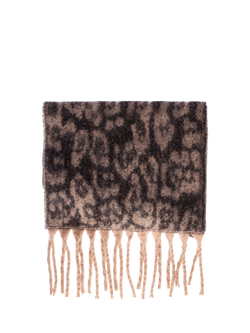 Bloom & Bay Daphne Leopard Print Scarf, Brown, Brown