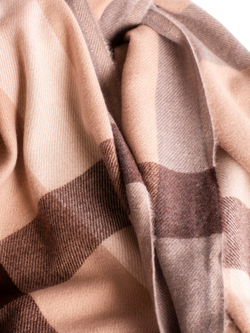 Bloom & Bay Laurie Check Scarf, Beige - view 2, Beige
