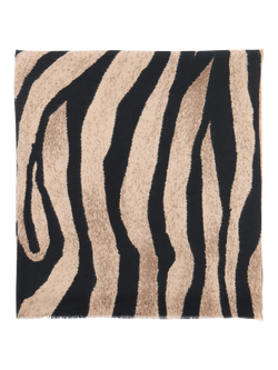 Bloom & Bay Thea Stripe Scarf, Taupe, Taupe