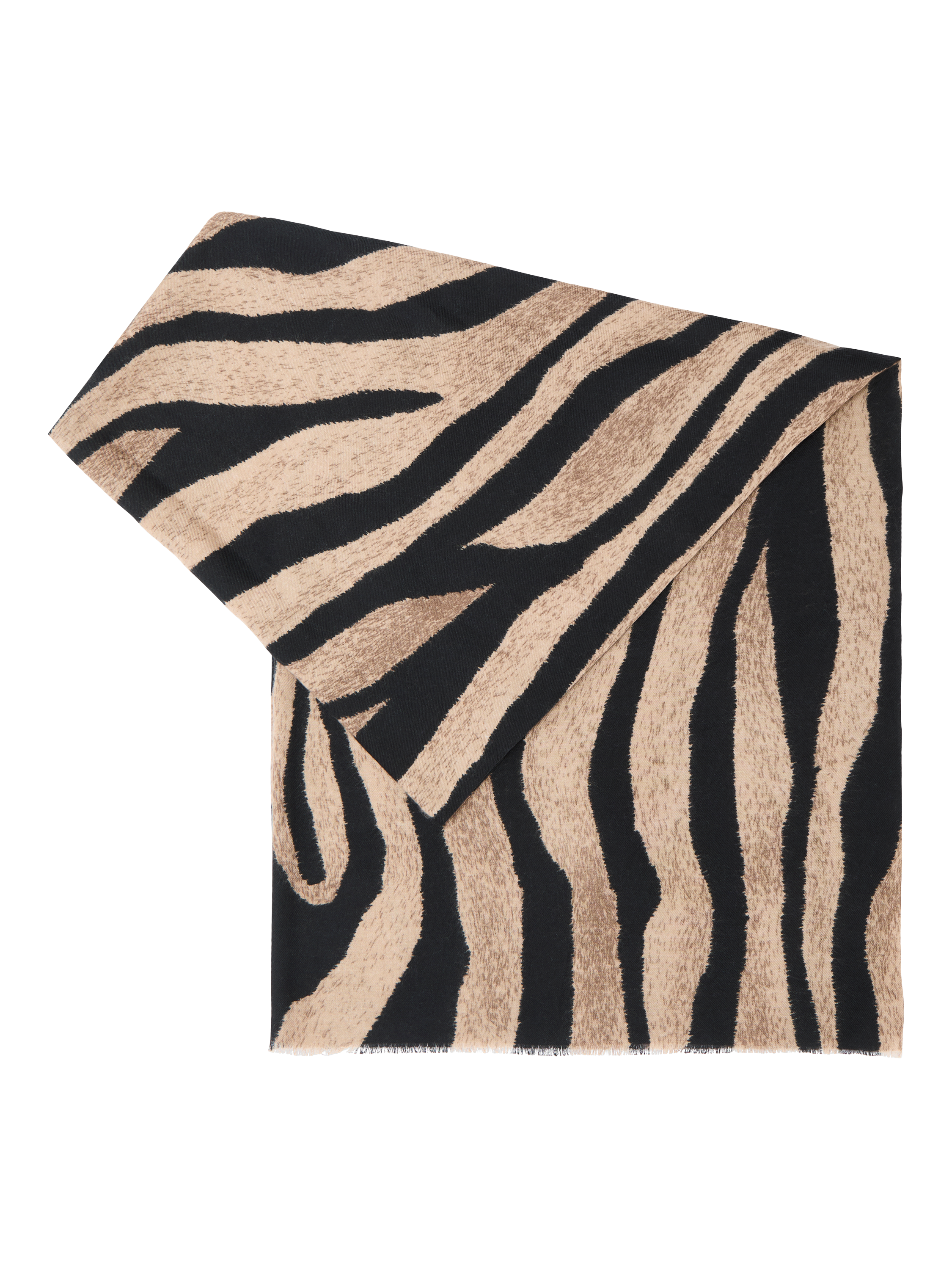 Product image 2 of 7, which shows Bloom & Bay Thea Stripe Scarf, Taupe, One Size