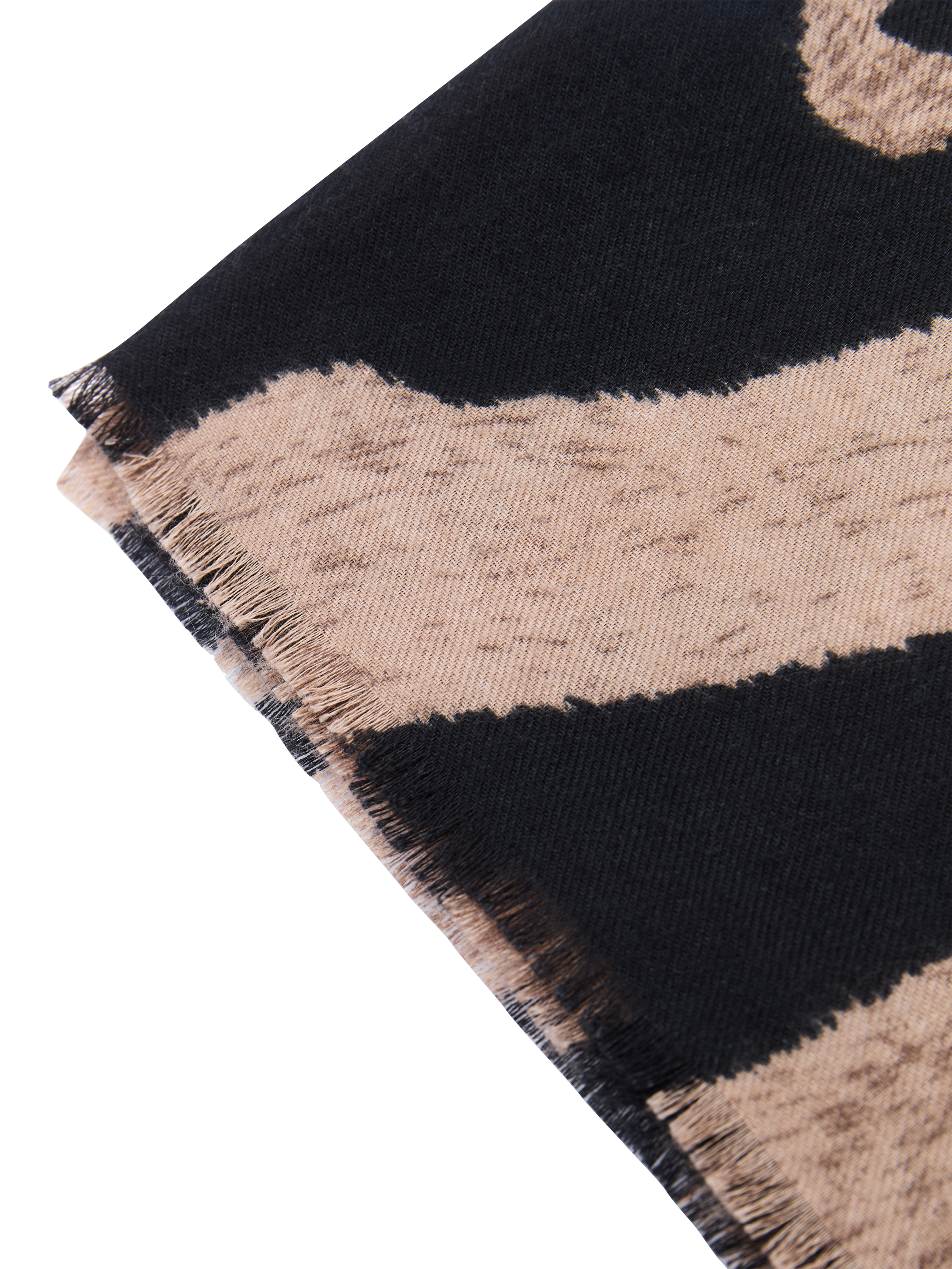 Product image 4 of 7, which shows Bloom & Bay Thea Stripe Scarf, Taupe, One Size