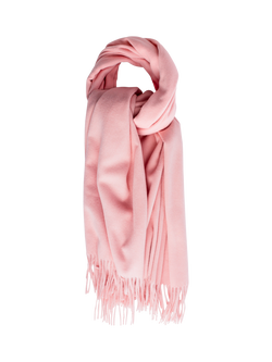 Bloom & Bay Willow Fringed Scarf, Pink