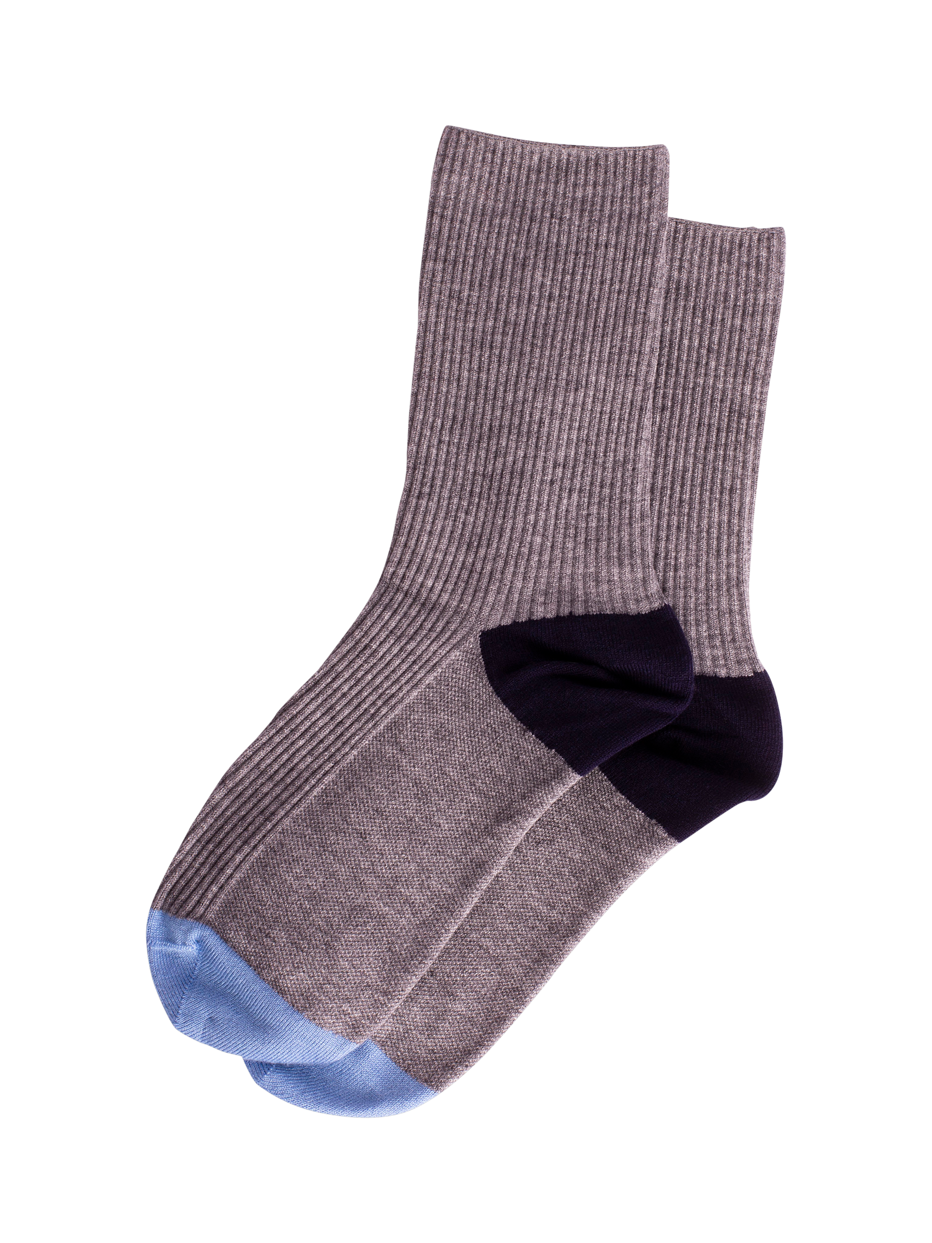 Product image 2 of 5, which shows Bloom & Bay Julietta Crew Cotton Blend Socks Pack , Multi, One Size