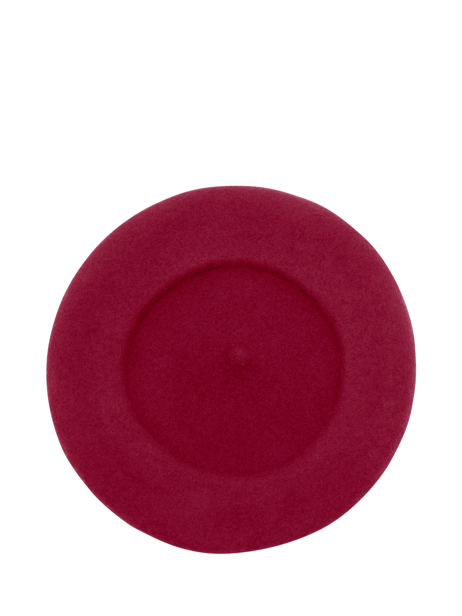 Product image 2 of 5, which shows Bloom & Bay Paloma Wool Blend Beret, Burgundy, One Size