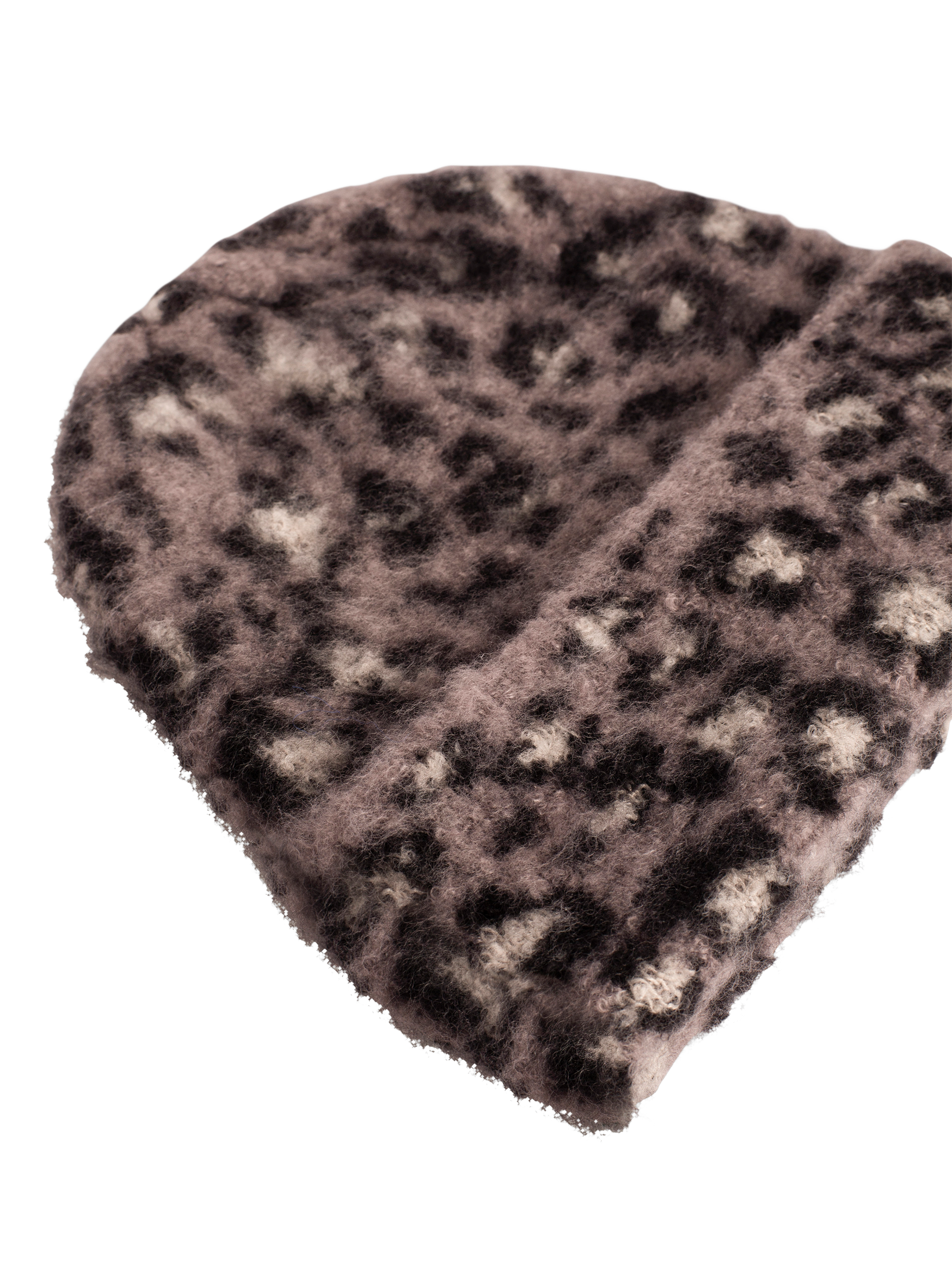 Product image 2 of 11, which shows Bloom & Bay Maddison Animal Print Beanie , Grey, One Size