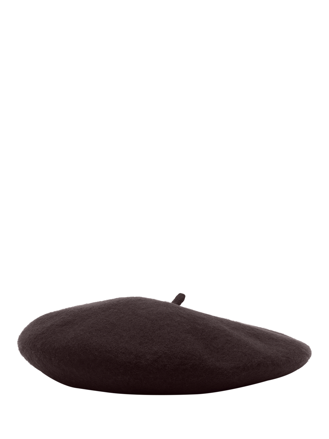 Product image 1 of 6, which shows Bloom & Bay Paloma Wool Blend Beret, Black, One Size
