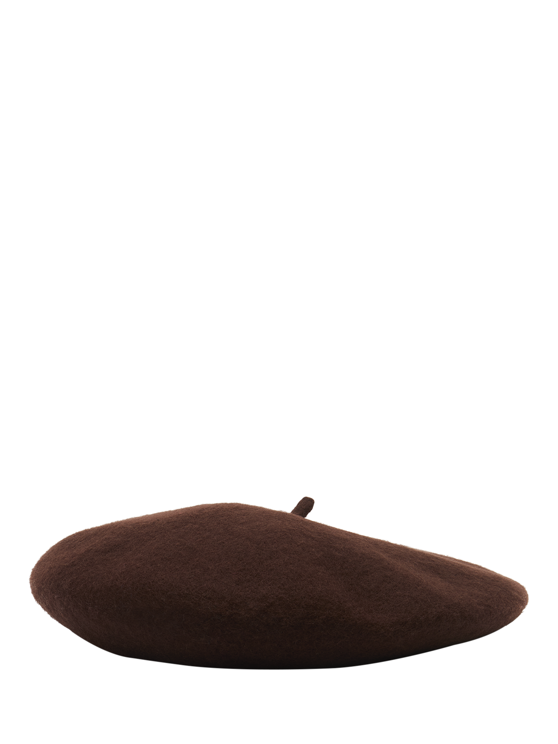 Product image 1 of 5, which shows Bloom & Bay Paloma Wool Blend Beret, Brown, One Size
