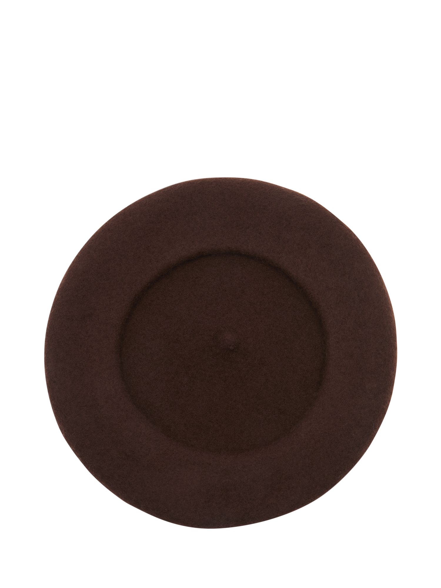Product image 2 of 5, which shows Bloom & Bay Paloma Wool Blend Beret, Brown, One Size
