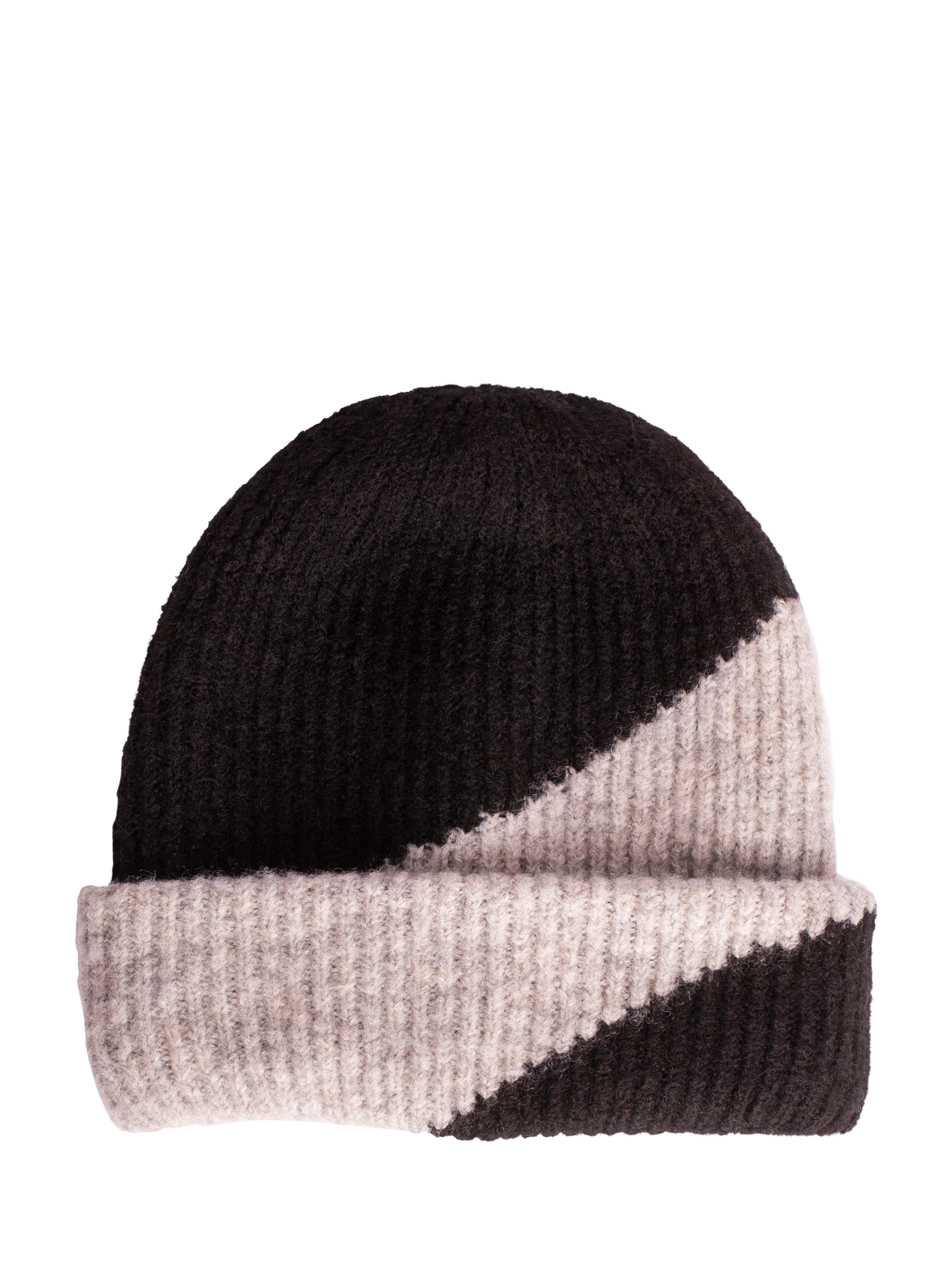 Product image 1 of 4, which shows Bloom & Bay Corso Beanie Colour Block, Gold, One Size