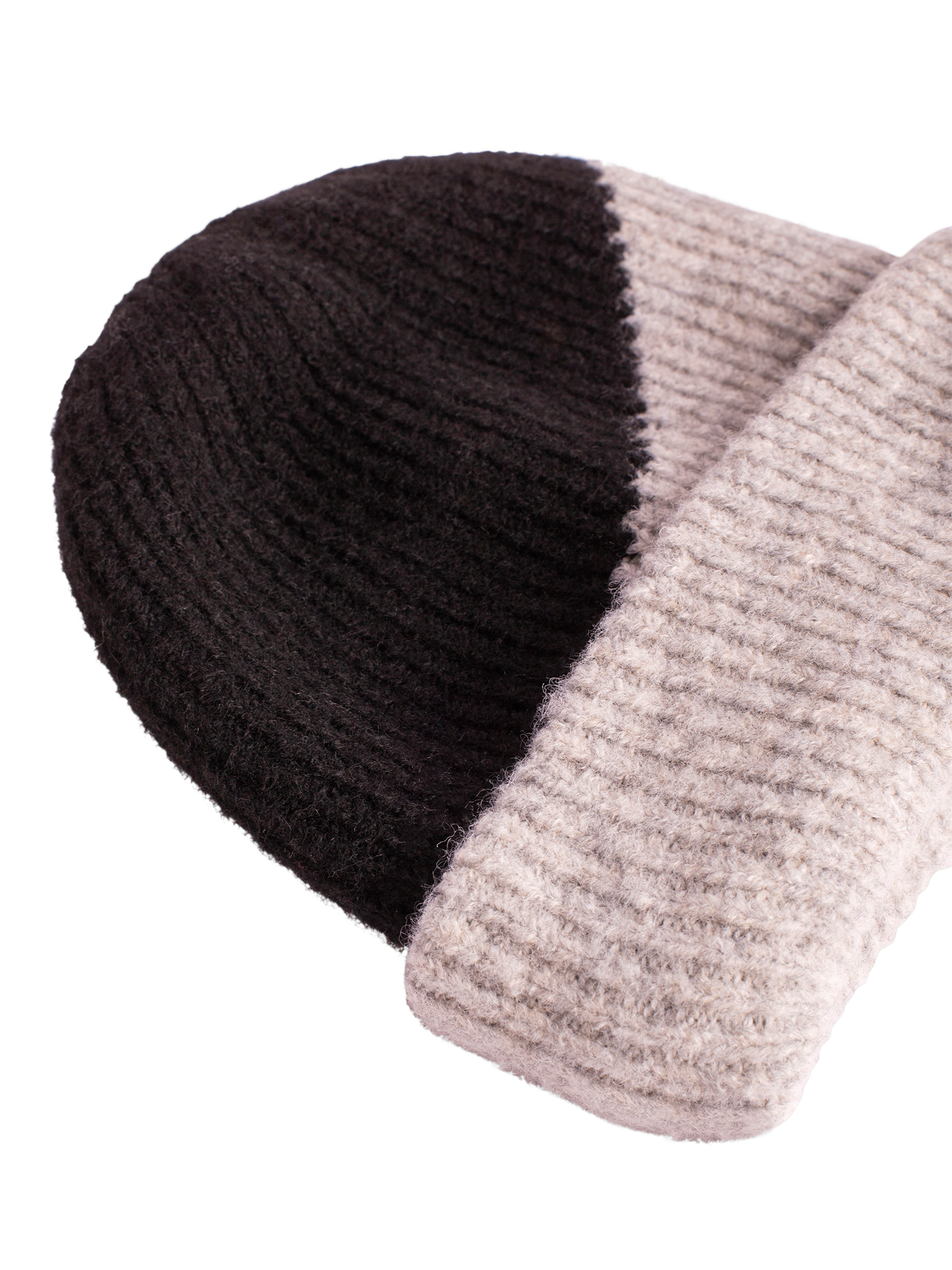 Product image 2 of 4, which shows Bloom & Bay Corso Beanie Colour Block, Gold, One Size