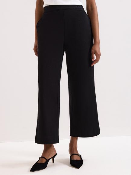 Phase Eight Sylvie Wide Leg Tailored Trousers, Black