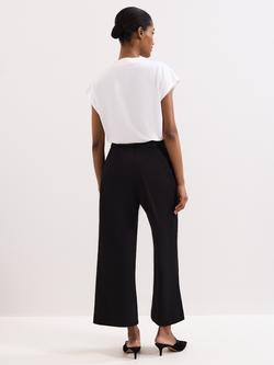 Phase Eight Sylvie Wide Leg Tailored Trousers - view 2, Black