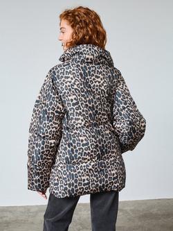 Sisters Point Devon Leopard Jacket, Brown/Multi - view 2, Brown/Multi