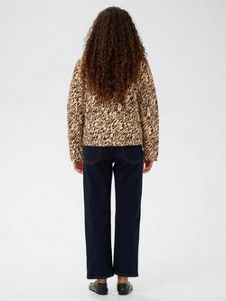 InWear Kyrie Lila Animal Print Puffer Jacket - view 2, Strokey Small