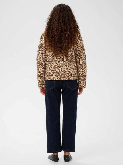 InWear Kyrie Lila Animal Print Puffer Jacket - view 2, Strokey Small
