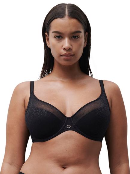 Chantelle Belle Plunge Spacer Bra, Black