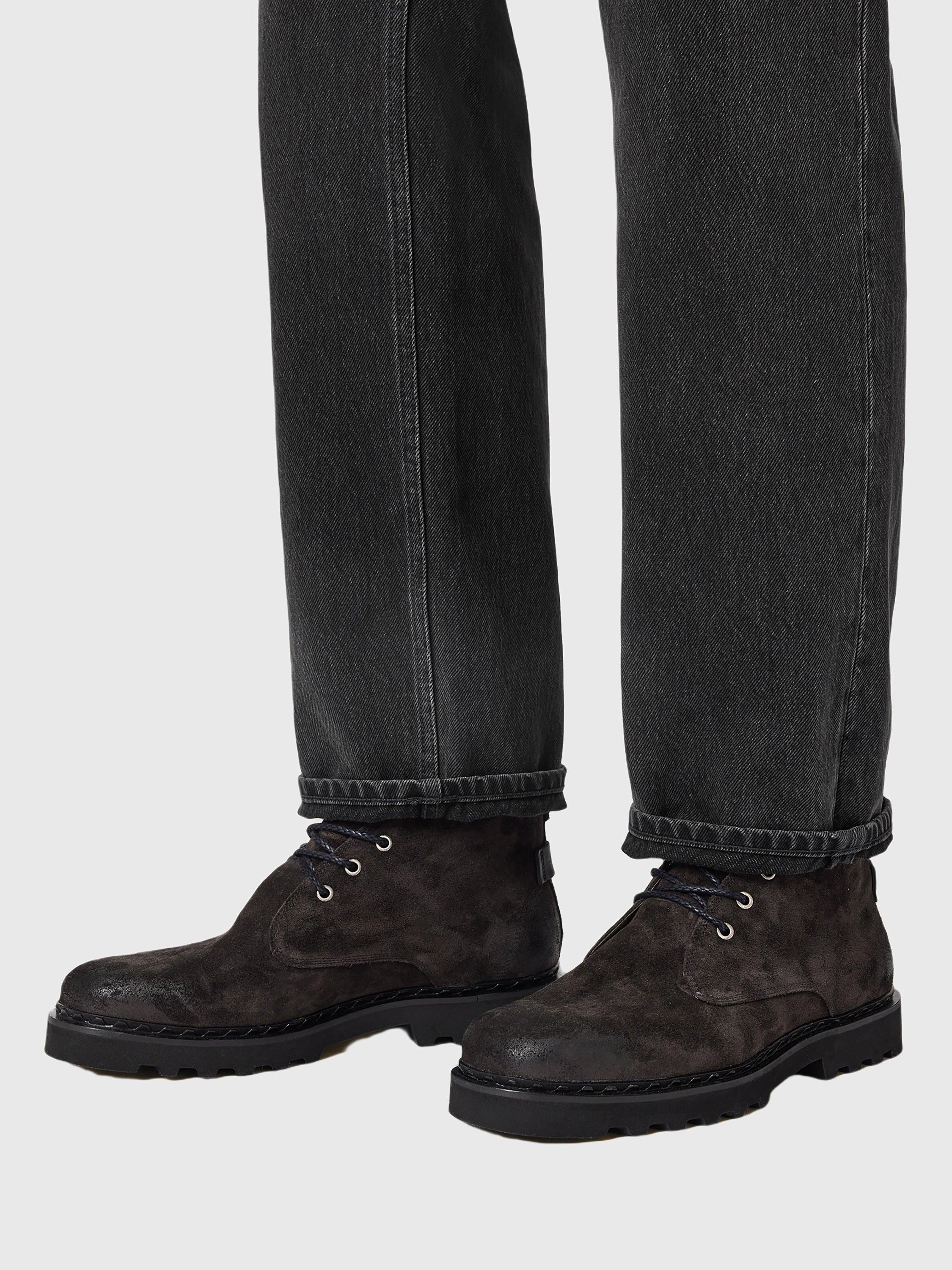 Product image 2 of 6, which shows AllSaints Suede Lace-Up Chukka Boots, Warm Grey, EU46