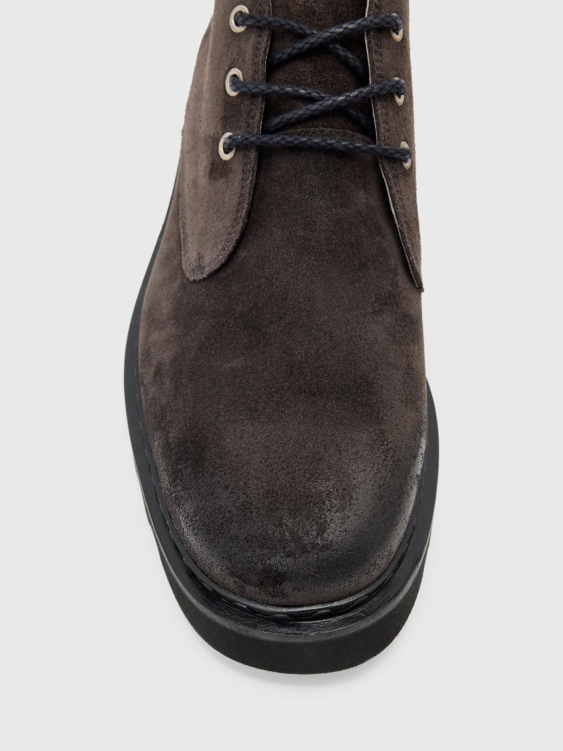 Product image 3 of 6, which shows AllSaints Suede Lace-Up Chukka Boots, Warm Grey, EU46
