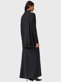 AllSaints Juno 2-in-1 Dress - view 2, Shadow Black