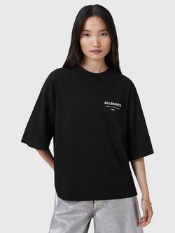 AllSaints Under Amelie Graphic T-Shirt, Black