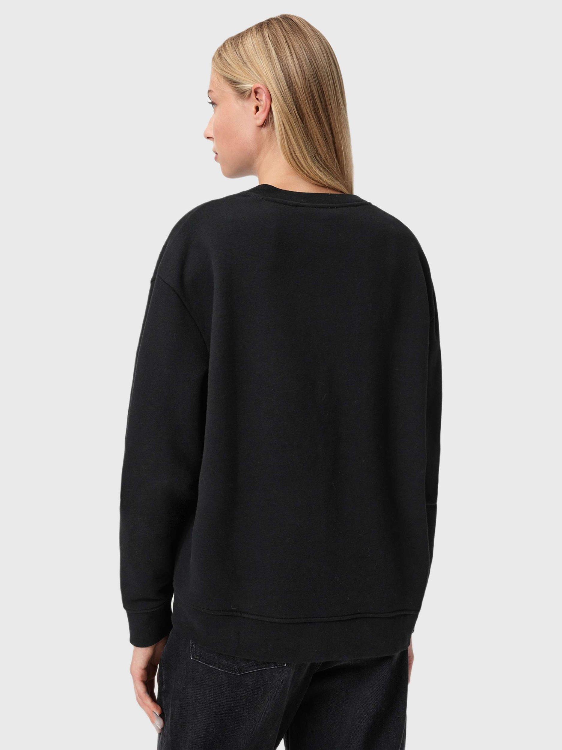 Product image 2 of 7, which shows AllSaints Etta Sprinkle Sweatshirt, Black, L