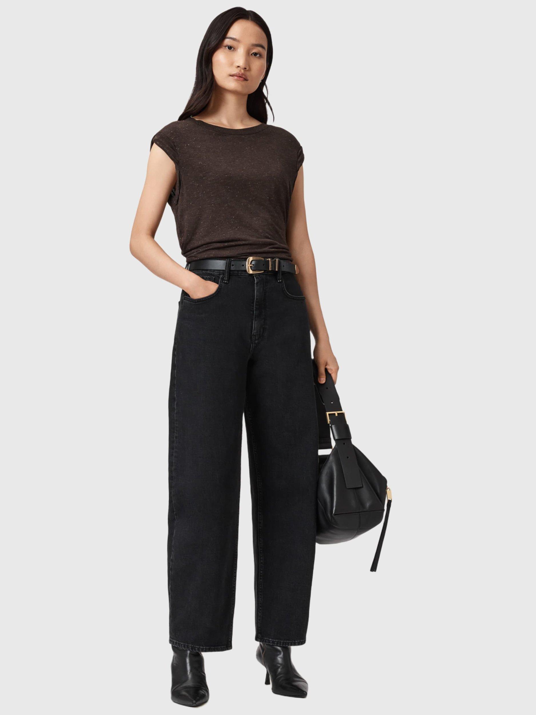 Product image 6 of 7, which shows AllSaints West Shimmer Tank Top, Torte Brown, XS