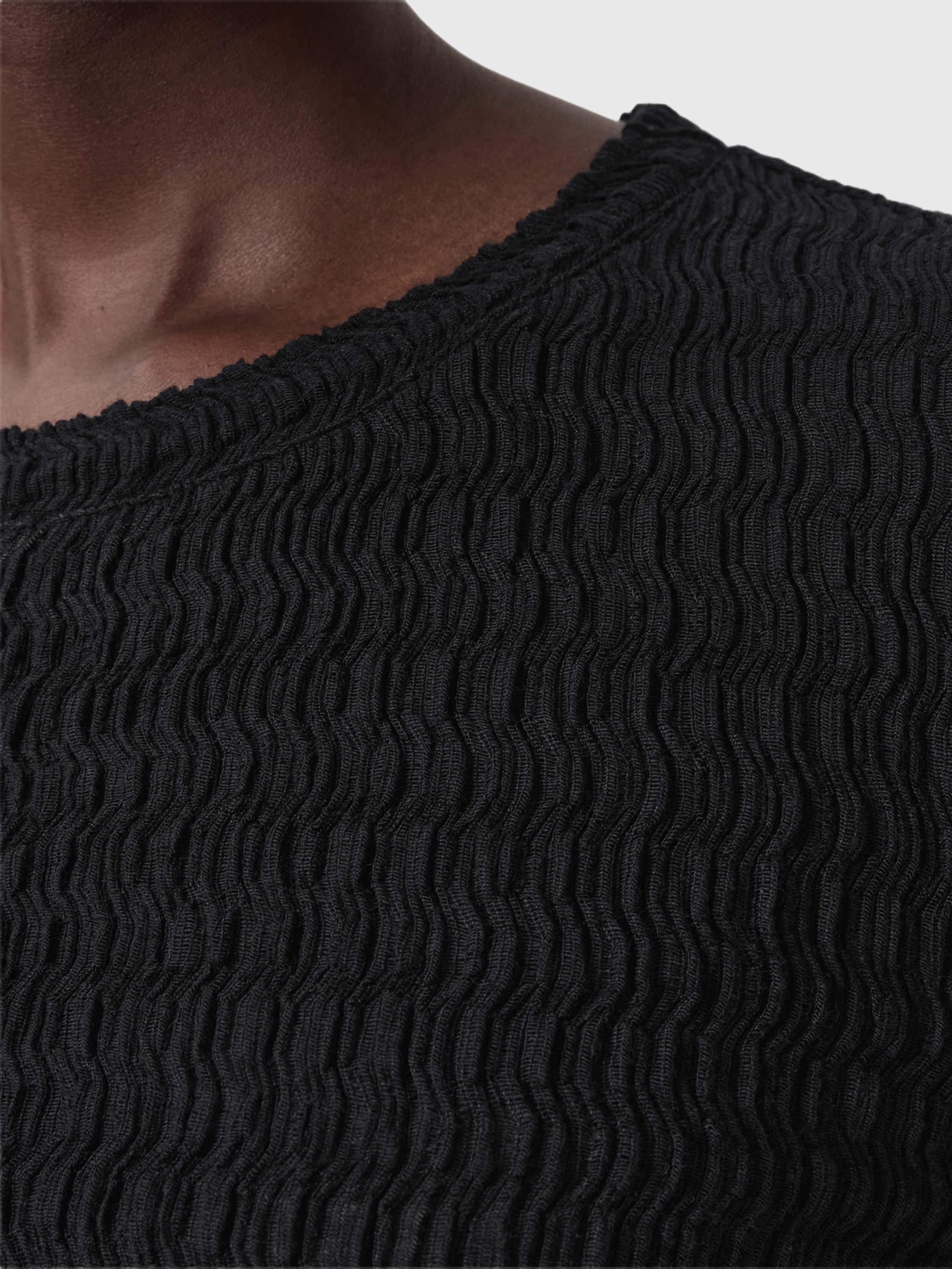 Product image 5 of 6, which shows AllSaints West Long Sleeve Top, Black, L