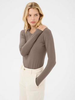 Part Two Nemajas Crew Neck Long Sleeve Top, Falcon