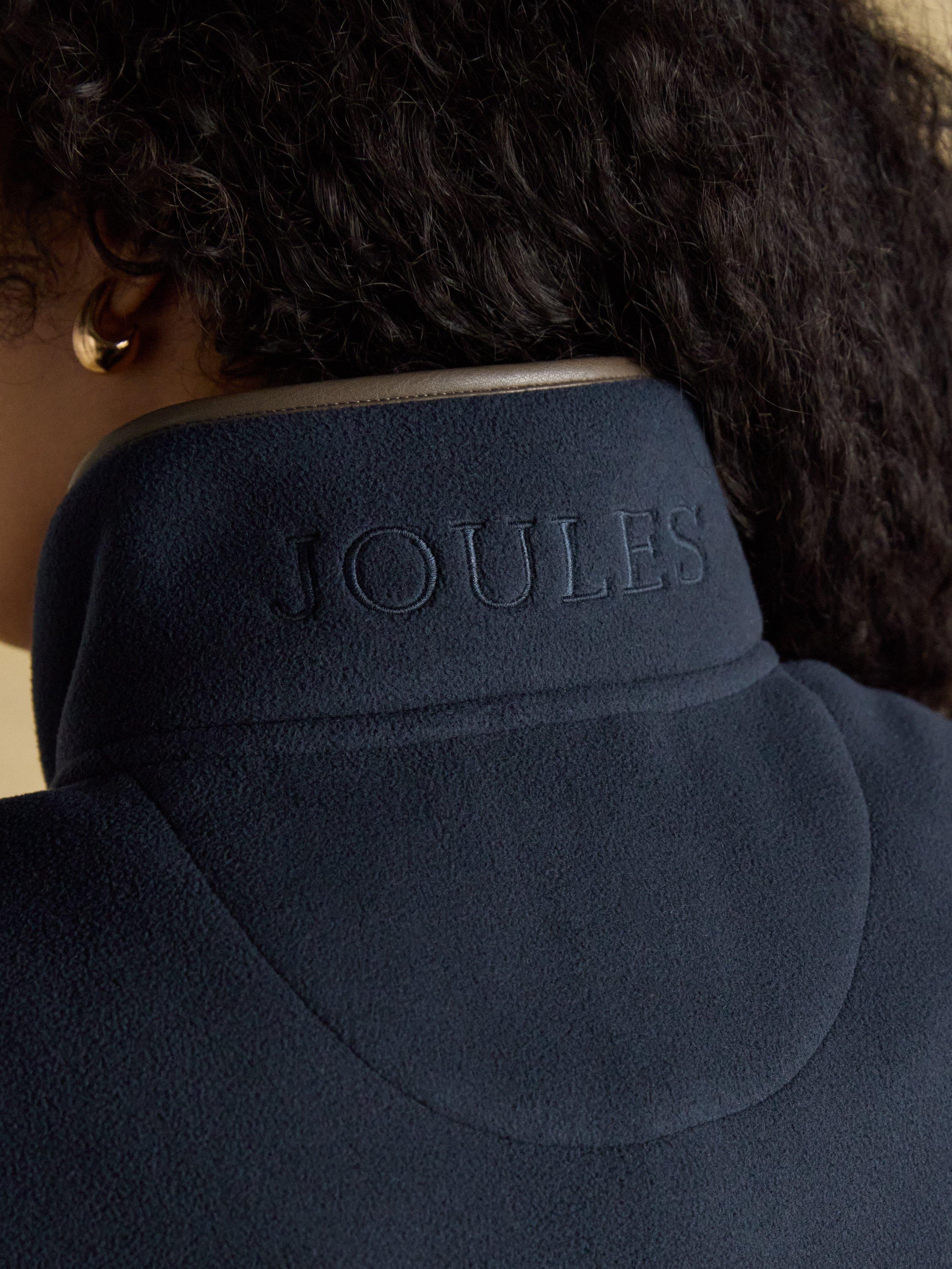 Product image 9 of 9, which shows Joules Heritage Fleece Gilet, Navy, 6