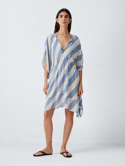 John Lewis Bold Stripe Mini Kaftan, Stripe, Stripe