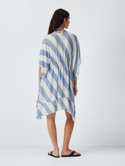 John Lewis Bold Stripe Mini Kaftan, Stripe - view 2, Stripe