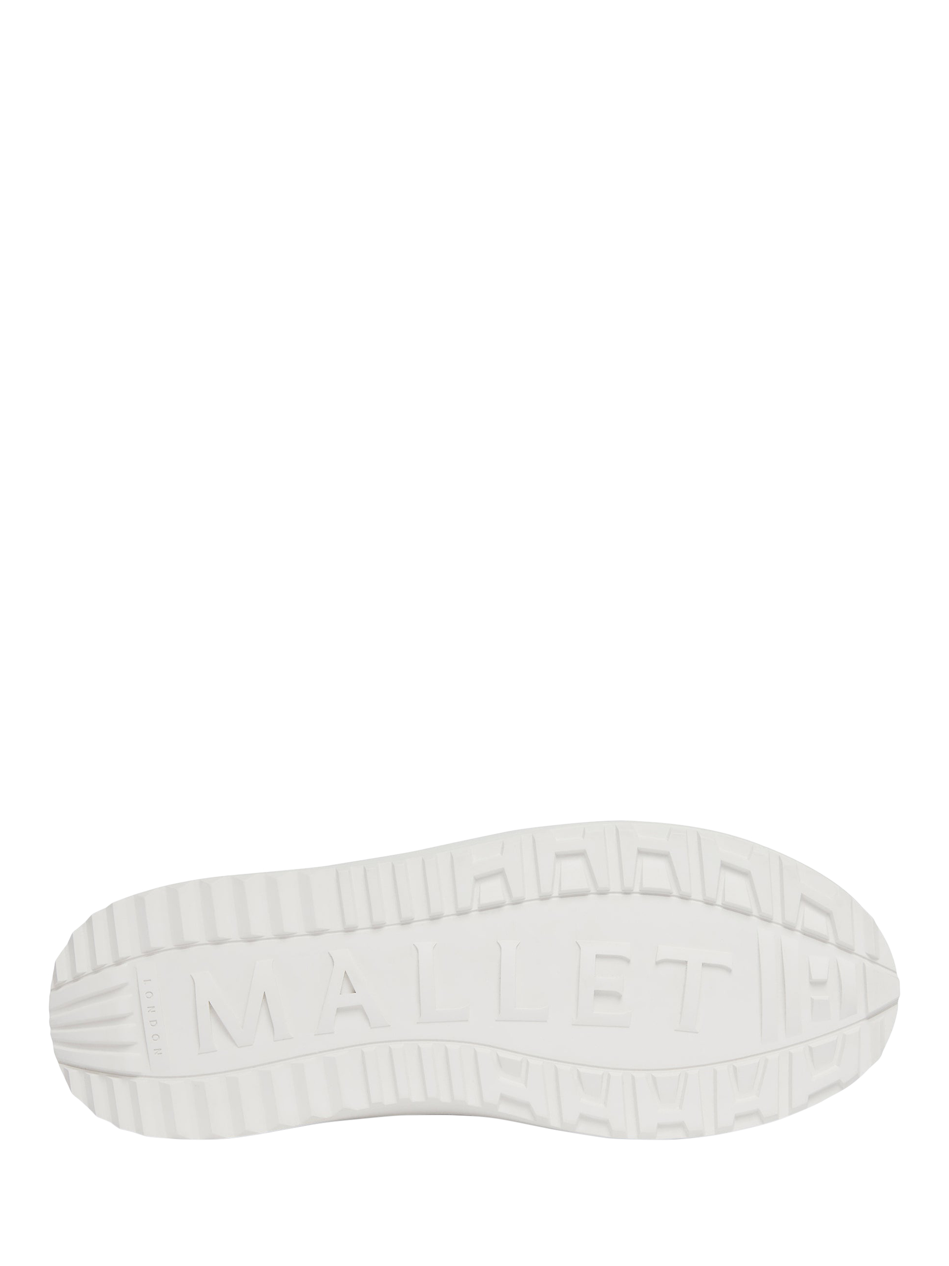 Product image 5 of 5, which shows Mallet GRFTR Lite Leather Lace-Up Trainers, White Natural, 6