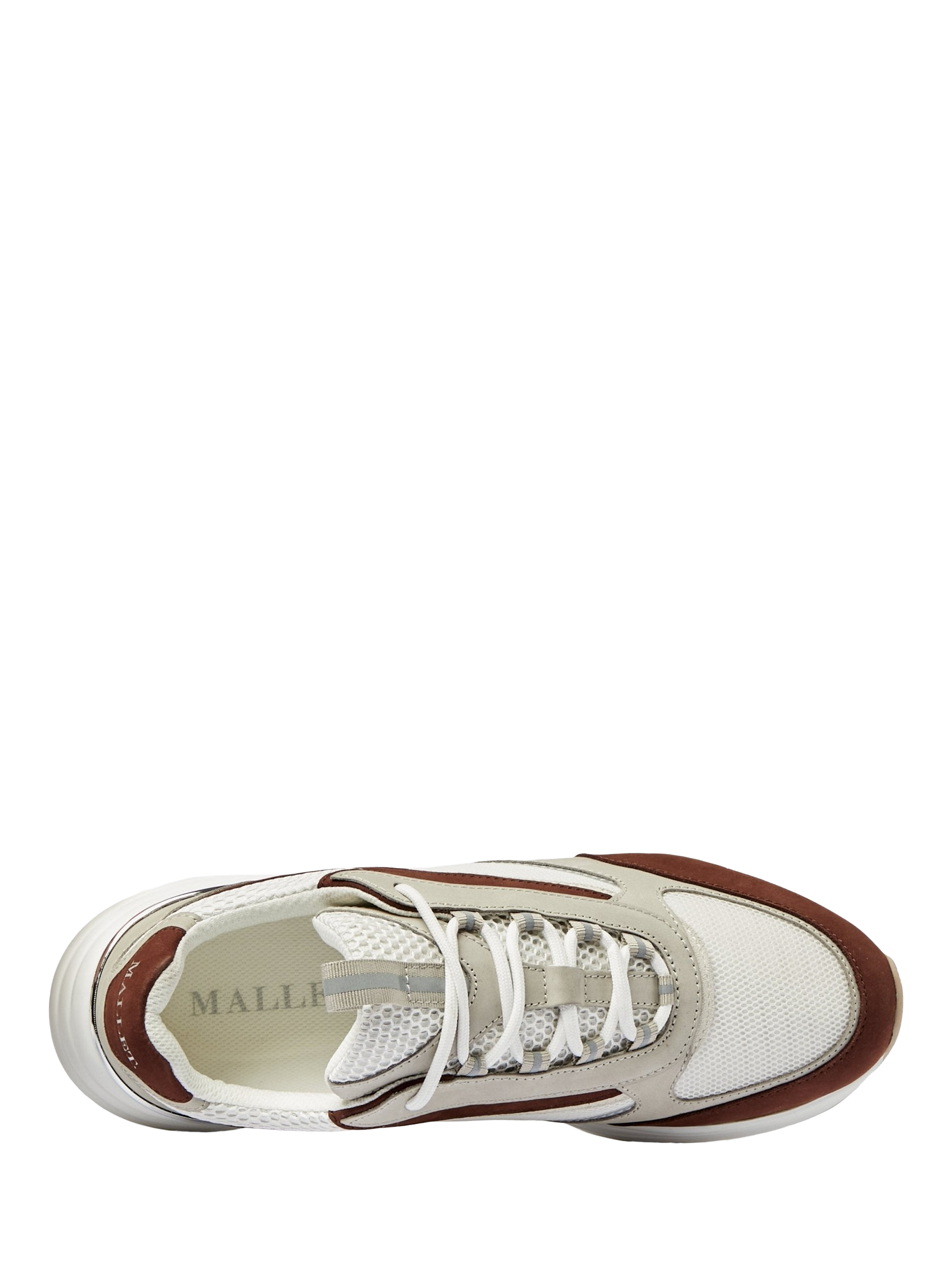 Product image 4 of 5, which shows Mallet Cyrus 2.0 Leather Lace-Up Trainers, Tan, 13